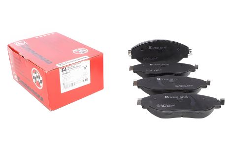 Комплект колодок гальмівних, дискове гальмо AUDI Q3/VW TIGUAN, ZIMMERMANN (247382001)
