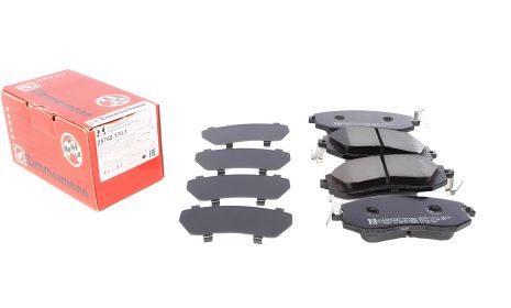 Комплект гальмівних колодок, дискове гальмо TOYOTA GT, SUBARU IMPREZA, ZIMMERMANN (257601701) Комплект гальмівних колодок, дискове гальмо TOYOTA GT, SUBARU IMPREZA, ZIMMERMANN (257601701)