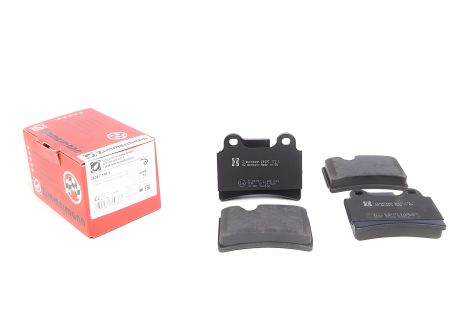 Комплект дисковых тормозных колодок для VW TOUAREG, ZIMMERMANN (240971701)