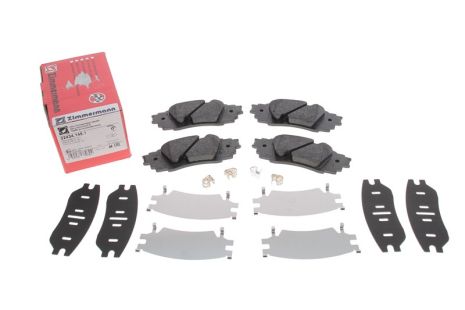Комплект тормозных колодок, дисковый тормоз TOYOTA C-HR, LEXUS RX, ZIMMERMANN (224341451)