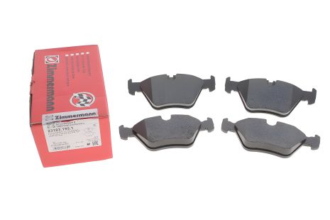 Комплект тормозных колодок, дисковый тормоз MG MG, BMW X3, ZIMMERMANN (231831951) прочный