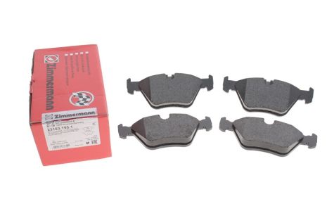 Комплект тормозных колодок, дисковый тормоз MG MG, BMW X3, ZIMMERMANN (231831951)