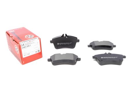 Комплект гальмівних колодок дискового гальма MERCEDES-BENZ B-CLASS, ZIMMERMANN 238812001