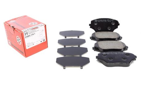 Комплект гальмівних колодок, дискове гальмо TOYOTA RAV4, ZIMMERMANN (235851701) Комплект гальмівних колодок, дискове гальмо TOYOTA RAV4, ZIMMERMANN (235851701)