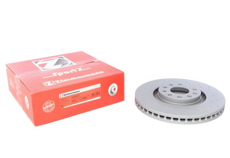 Диск гальмівний VW PASSAT, AUDI A4, ZIMMERMANN (100124952)
