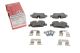 Комплект тормозных колодок, дисковый тормоз MINI MINI, ZIMMERMANN (259801652) Комплект тормозных колодок, дисковый тормоз MINI MINI, ZIMMERMANN (259801652)