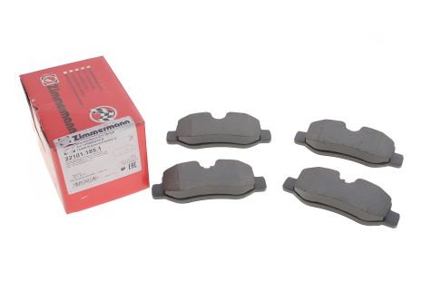 Комплект тормозных колодок, дисковый тормоз MERCEDES-BENZ VITO, ZIMMERMANN (221011851)