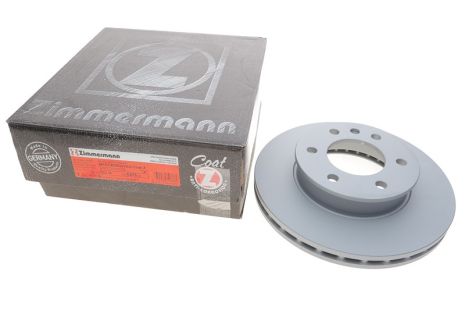Диск тормозной MERCEDES-BENZ SPRINTER, VW CRAFTER, ZIMMERMANN (400647620)