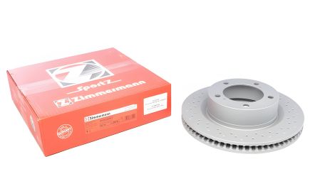 Тормозной диск для TOYOTA LAND CRUISER, LEXUS LX, TOYOTA LAND, ZIMMERMANN (590281652)