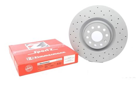 Диск тормозной SKODA SUPERB, SEAT LEON, VW SCIROCCO, ZIMMERMANN (100330152)