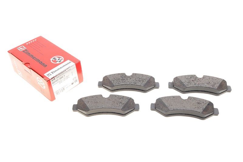 Комплект тормозных колодок MB SPRINTER, MB eSPRINTER, ZIMMERMANN (207472001) Комплект тормозных колодок MB SPRINTER, MB eSPRINTER, ZIMMERMANN (207472001)