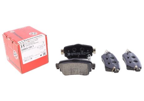 Комплект тормозных колодок RENAULT (DFAC), NISSAN X-TRAIL, NISSAN LEAF, ZIMMERMANN (259651551)