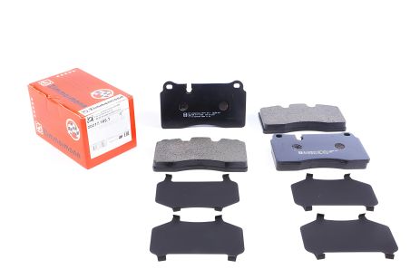 Комплект гальмівних колодок LAND ROVER, ZIMMERMANN (202171651), гальмівна пластина