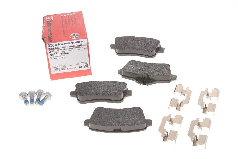 Комплект тормозных колодок MB GLS, MB GLE, MB GL-CLASS, ZIMMERMANN (252151902) Комплект тормозных колодок MB GLS, MB GLE, MB GL-CLASS, ZIMMERMANN (252151902)