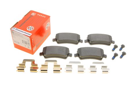 Набор тормозных колодок для VOLVO (CHANGAN), VOLVO ASIA, VOLVO V60, производитель ZIMMERMANN (244961702)