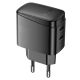 Сетевое Зарядное Устройство Hoco CS62A 2USB-C PD/QC 45W GAN Черный