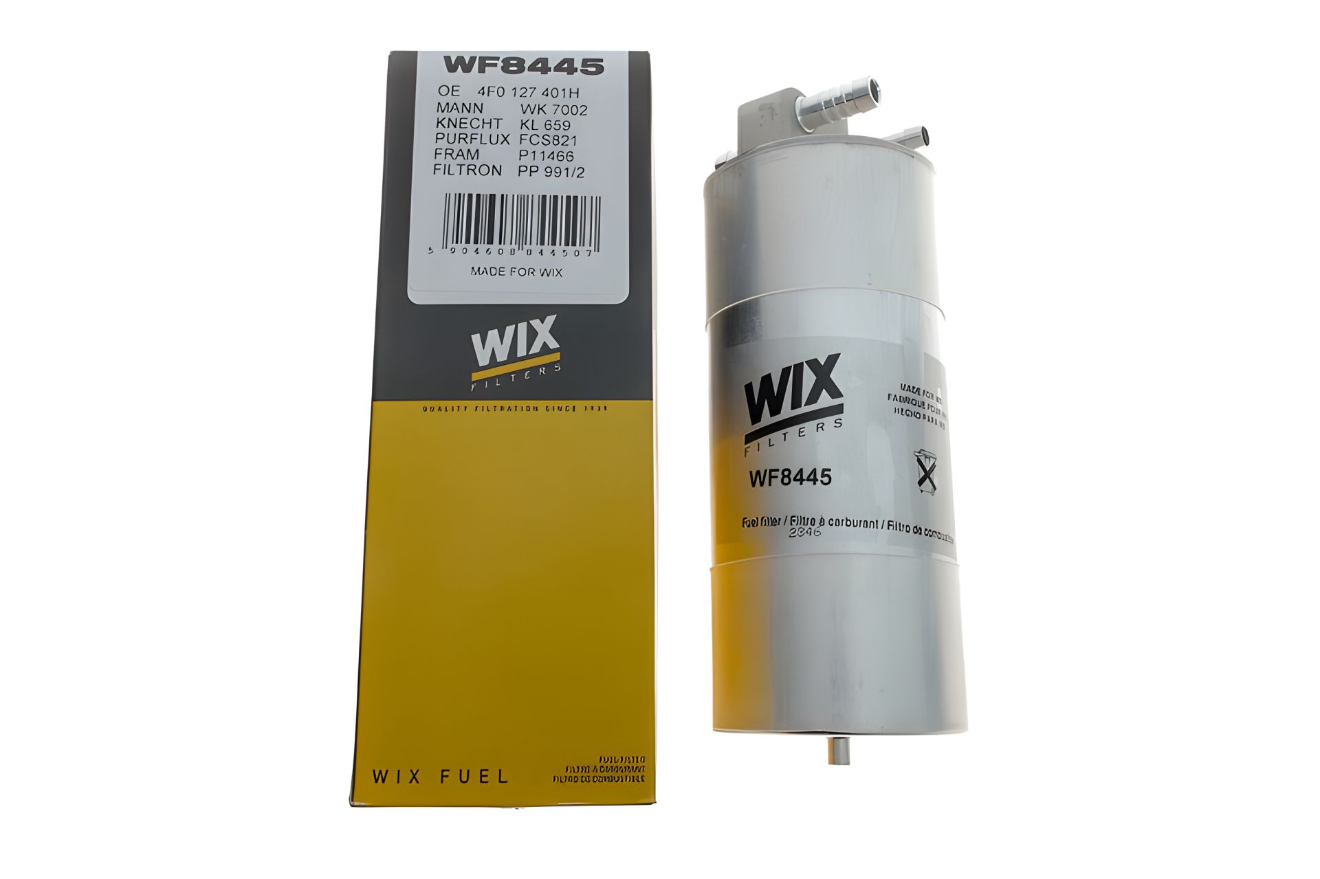 Фільтр паливний для AUDI A6, WIXFILTRON (WF8445) Фільтр паливний для AUDI A6, WIXFILTRON (WF8445)