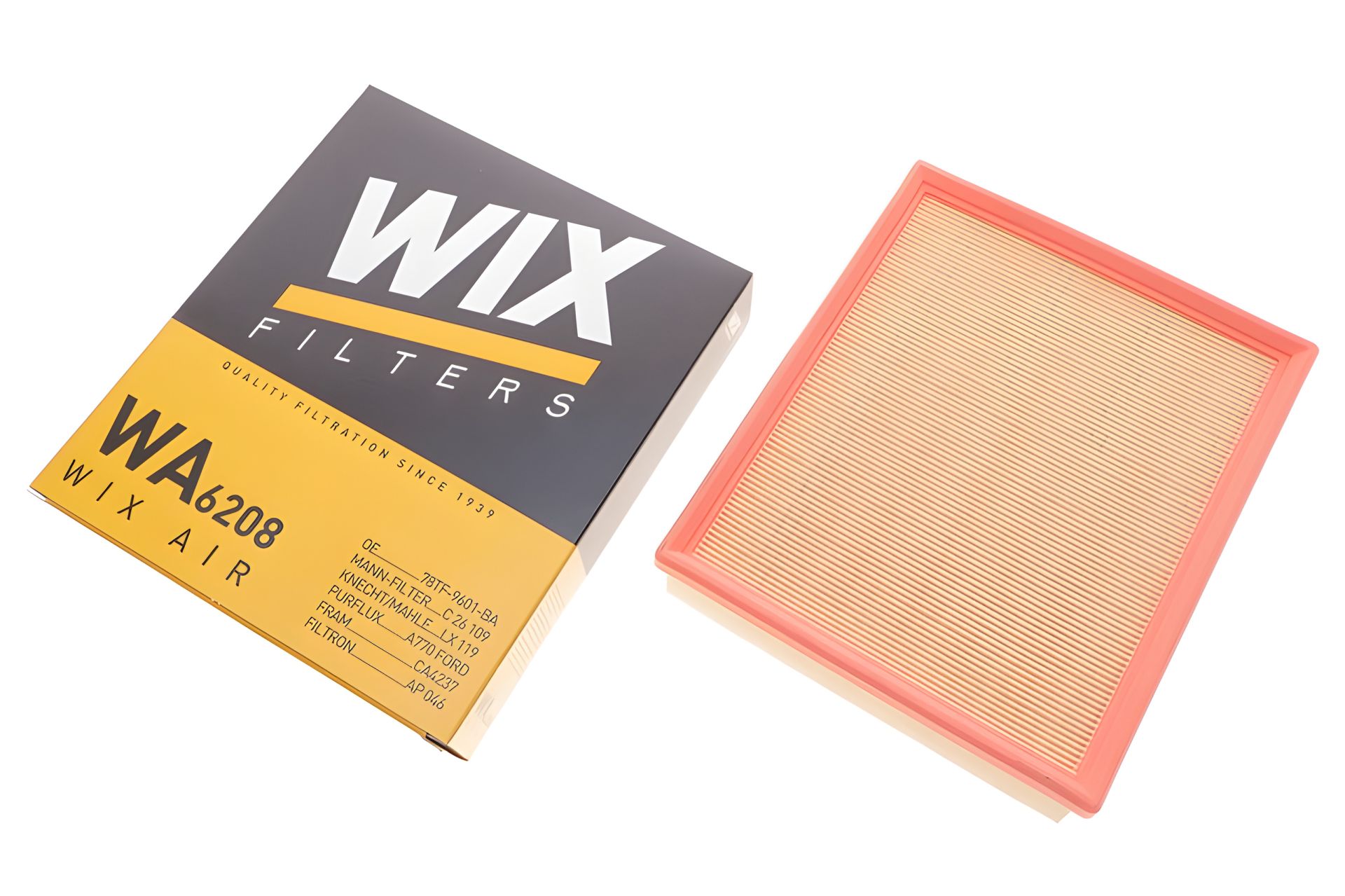 Автомобильный воздушный фильтр PANTHER KALLISTA, FORD SCORPIO, WIXFILTRON (WA6208)