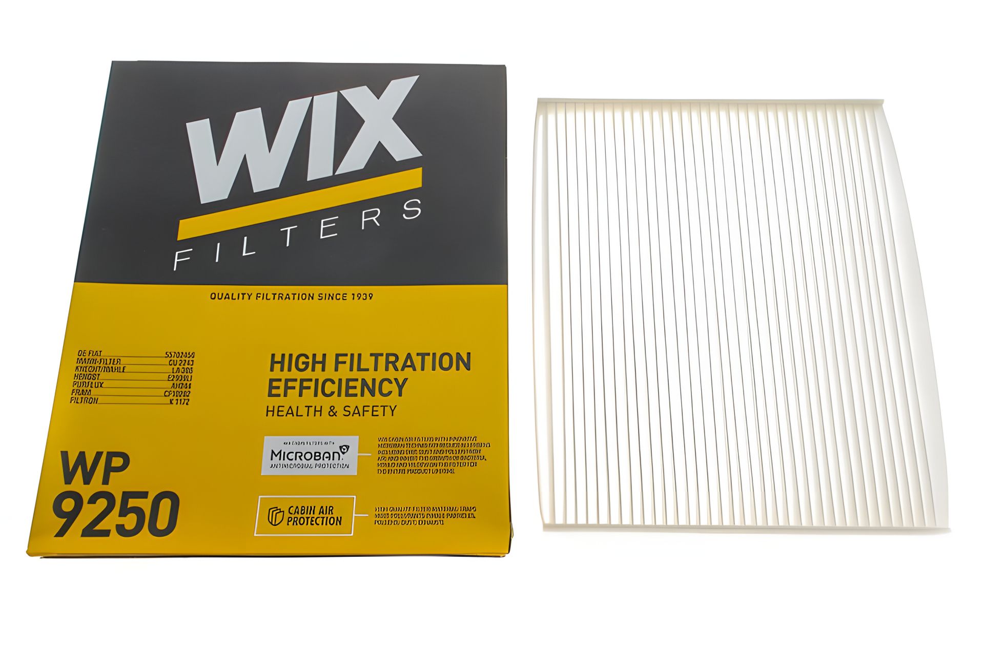 Фильтр салона FIAT PUNTO, PEUGEOT BIPPER, WIXFILTRON (WP9250) Фильтр салона FIAT PUNTO, PEUGEOT BIPPER, WIXFILTRON (WP9250)