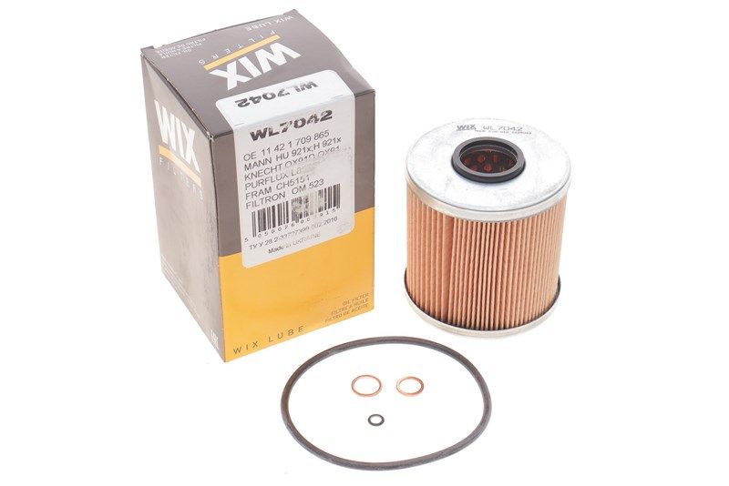 Масляный фильтр для BERTONE FREECLIMBER и BMW 5 от WIXFILTRON (WL7042) Масляный фильтр для BERTONE FREECLIMBER и BMW 5 от WIXFILTRON (WL7042)