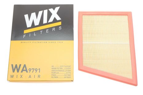 Фільтр повітряний BMW X1, MINI MINI, WIX FILTERS (WA9791) Фільтр повітряний BMW X1, MINI MINI, WIX FILTERS (WA9791)