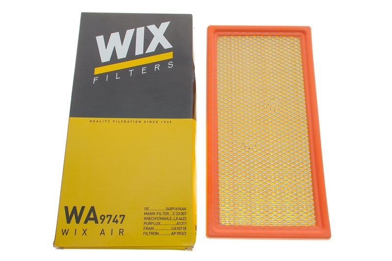 Фільтр повітряний DODGE CALIBER, JEEP PATRIOT, WIX FILTERS (WA9747) Фільтр повітряний DODGE CALIBER, JEEP PATRIOT, WIX FILTERS (WA9747)