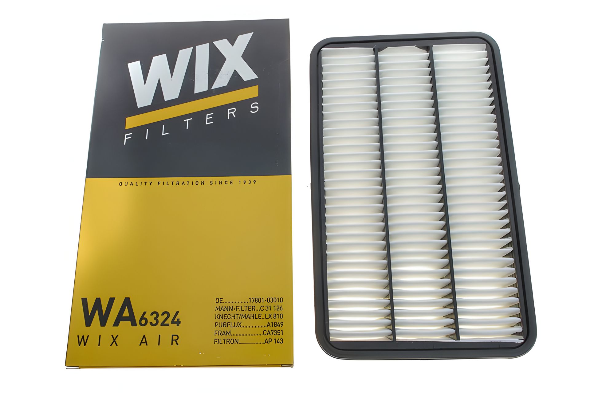 Повітряний фільтр LEXUS ES, TOYOTA CORONA, WIX FILTERS (WA6324)