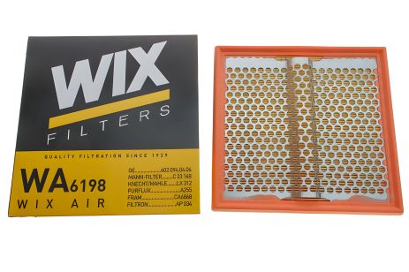 Воздушный фильтр MERCEDES-BENZ E-CLASS, WIX FILTERS (WA6198) Воздушный фильтр MERCEDES-BENZ E-CLASS, WIX FILTERS (WA6198)