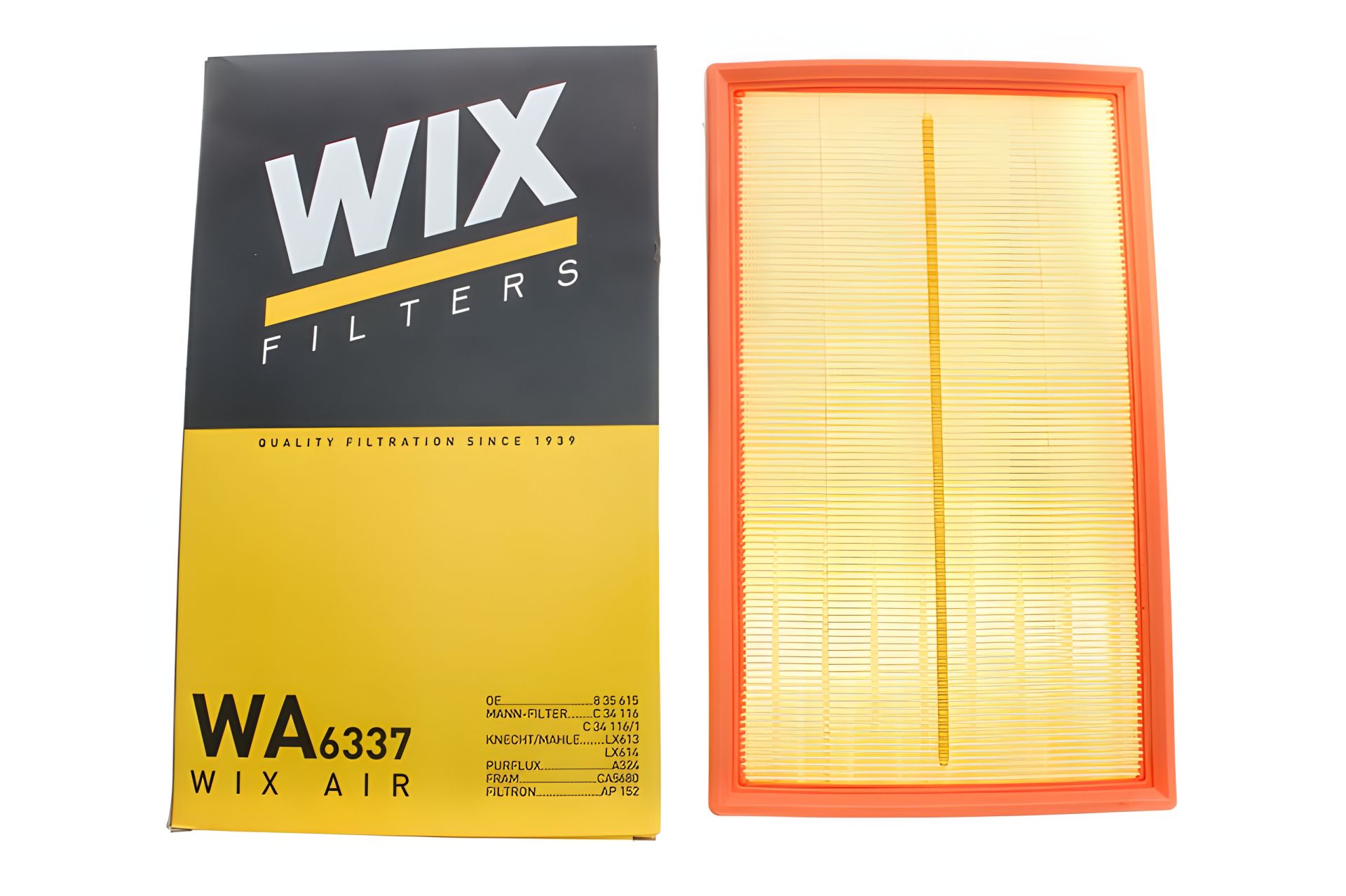 Повітряний фільтр CHEVROLET VECTRA, WIX FILTERS (WA6337) Повітряний фільтр CHEVROLET VECTRA, WIX FILTERS (WA6337)