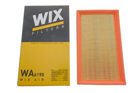 Воздушный фильтр для BERTONE FREECLIMBER, ALPINA B12, BMW 5, WIX FILTERS (WA6190)