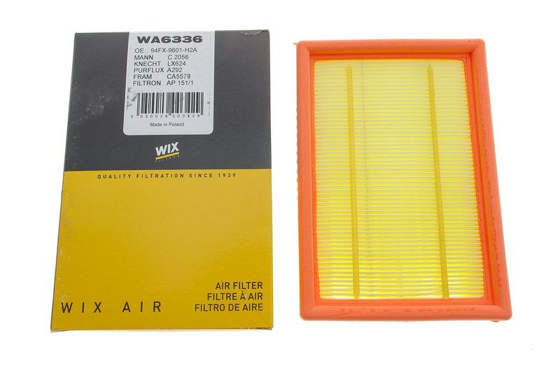 Фільтр повітряний FORD FIESTA, WIX FILTERS (WA6336) Фільтр повітряний FORD FIESTA, WIX FILTERS (WA6336)
