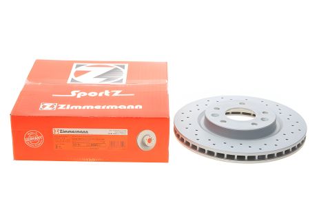 Диск тормозной RENAULT KOLEOS, NISSAN X-TRAIL, NISSAN QASHQAI, ZIMMERMANN (200253452)