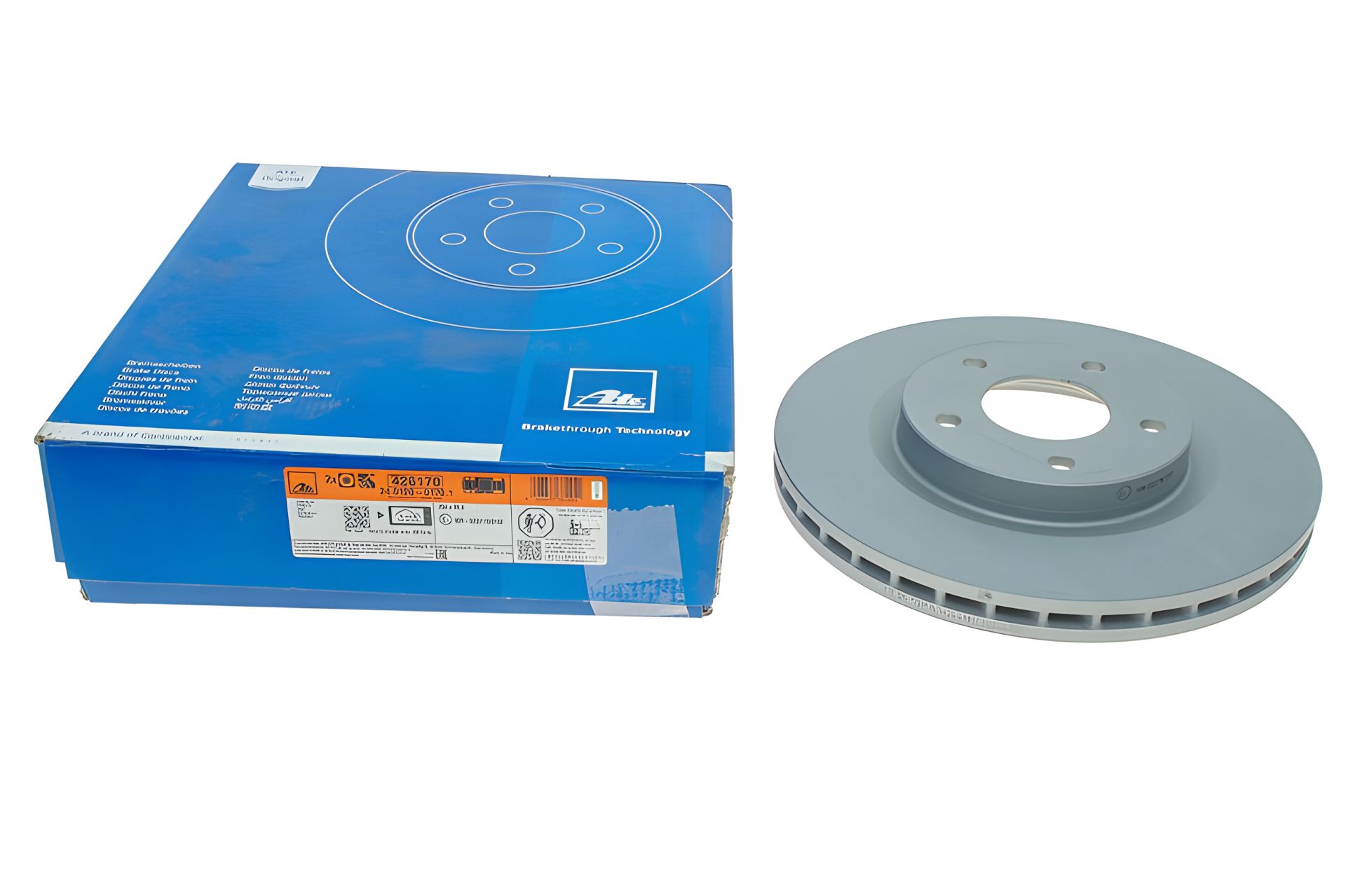 Гальмівний диск PEUGEOT 4008, CITROËN C4, MITSUBISHI ECLIPSE, ATE (24012601701) Гальмівний диск PEUGEOT 4008, CITROËN C4, MITSUBISHI ECLIPSE, ATE (24012601701)