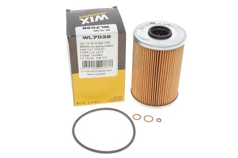 Фільтр оливи ALPINA B9, BMW 7, WIXFILTRON (WL7038) Фільтр оливи ALPINA B9, BMW 7, WIXFILTRON (WL7038)