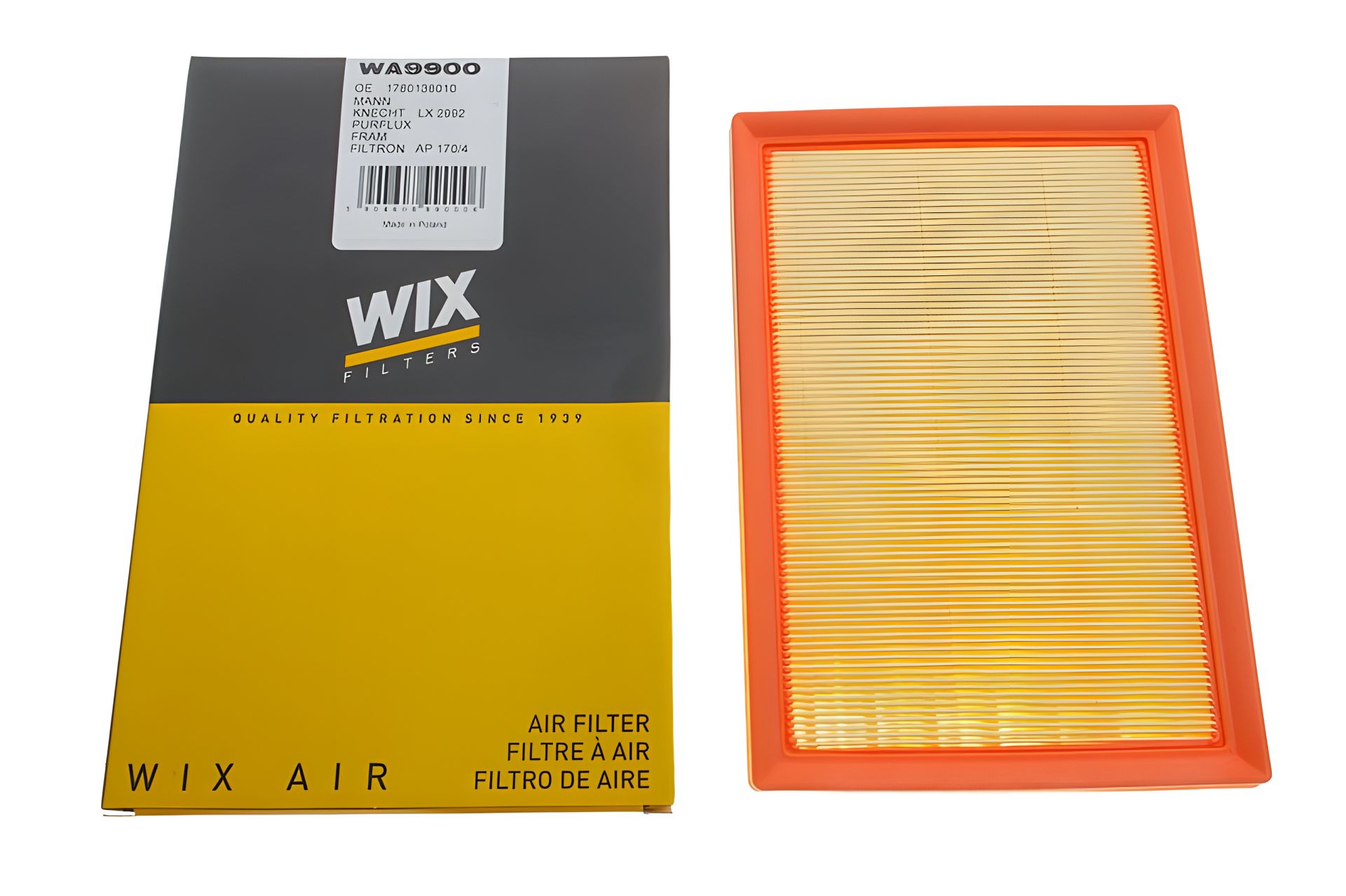 Воздушный фильтр LEXUS LS, TOYOTA RAV 4, TOYOTA CAMRY, WIX FILTERS (WA9900) Воздушный фильтр LEXUS LS, TOYOTA RAV 4, TOYOTA CAMRY, WIX FILTERS (WA9900)