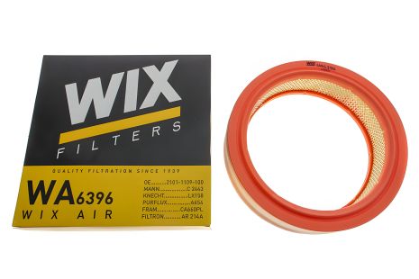 Фільтр повітряний ВАЗ 2101-2107, 2108-09 (карбюратор), WIX FILTERS (WA6396) Фільтр повітряний ВАЗ 2101-2107, 2108-09 (карбюратор), WIX FILTERS (WA6396)