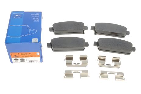 Гальмівні колодки комплект OPEL ASTRA, CHEVROLET TRAX, CHEVROLET CRUZE, ATE (13046072642) Гальмівні колодки комплект OPEL ASTRA, CHEVROLET TRAX, CHEVROLET CRUZE, ATE (13046072642)