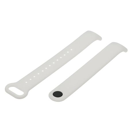 Белый силиконовый ремешок для Xiaomi Mi Band 8 № 02 Белый силиконовый ремешок для Xiaomi Mi Band 8 № 02