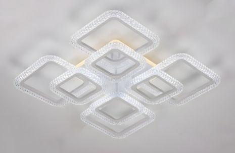 Світлодіодна люстра VALESO K38839-4+4+1, LED 220W, з пультом, Білий