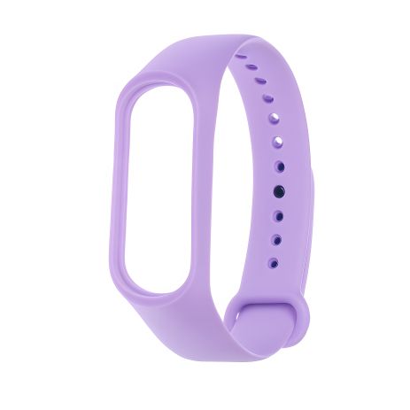 Ремінець силіконовий для Xiaomi Mi Band 3, 4, № 23, лавандовий