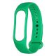Зелений силіконовий ремінець для Xiaomi Mi Band 3, 4, № 28