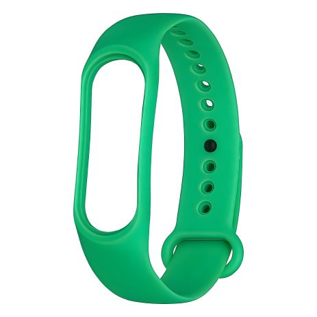 Зелёный силиконовый ремешок для Xiaomi Mi Band 3/4 №28 Зелёный силиконовый ремешок для Xiaomi Mi Band 3/4 №28