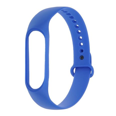 Ремешок силиконовый для Xiaomi Mi Band 3/ 4 № 30 синий
