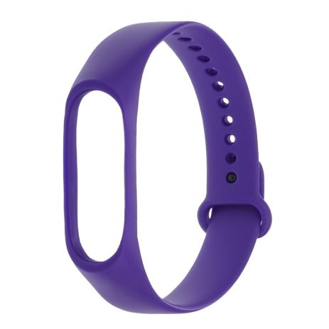 Ремешок силиконовый для Xiaomi Mi Band 3/ 4 № 32 светло-фиолетовый
