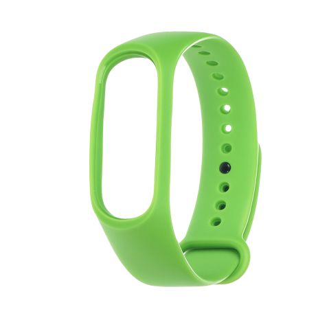 Ремешок силиконовый для Xiaomi Mi Band 3/ 4 № 22 салатовый