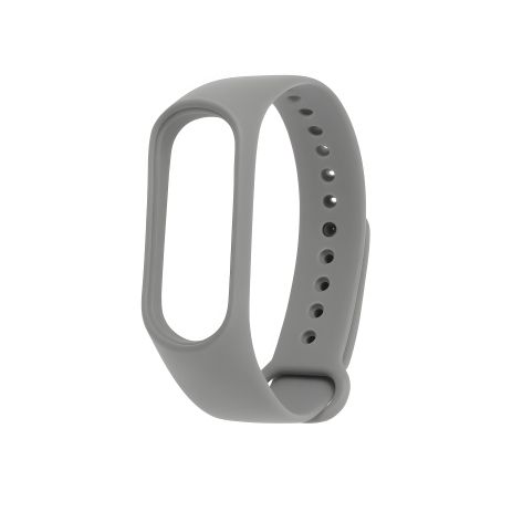 Ремінець силіконовий для Xiaomi Mi Band 3, 4, сірий № 10 Ремінець силіконовий для Xiaomi Mi Band 3, 4, сірий № 10