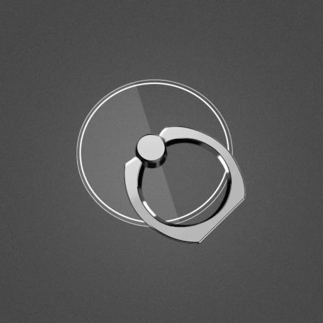 Попсокет прозорий у формі круга тримач для телефону круглий PopSocket Попсокет прозорий у формі круга тримач для телефону круглий PopSocket