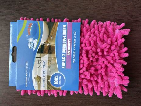 Запаска на швабру микрофибра лапша Tadar 8928/pink