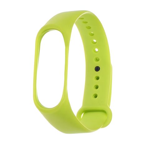 Силиконовый ремешок для Xiaomi Mi Band 3/ 4 № 12 лайм Силиконовый ремешок для Xiaomi Mi Band 3/ 4 № 12 лайм