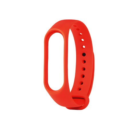Червоний силіконовий ремінець для Xiaomi Mi Band 3, 4, № 08 Червоний силіконовий ремінець для Xiaomi Mi Band 3, 4, № 08